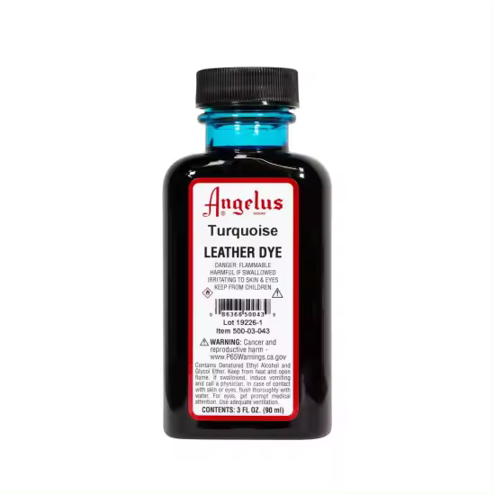 Angelus TINTE PARA CUERO LEATHER DYE ANGELUS TURQUESA / TURQUOISE 88,9 ML - 1