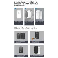Campana De Puerta Inalámbrica a Energía Cinética Impermeable Sin Batería Con 38 Sonidos Y Volumen Alto Self-Powered Door Bell - details 7