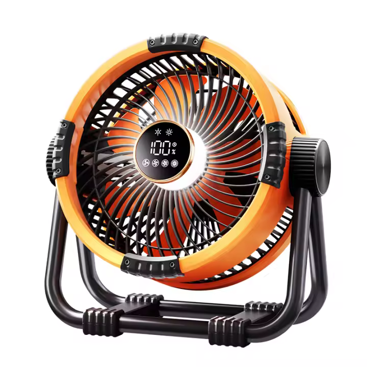 Ventilador De Techo Portátil Recargable 20000mAh Para Camping Con Lámpara Y Gancho Circulador De Aire Exterior Sin Cable Para Tienda - 1