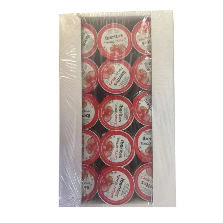 IBERITOS Tomate natural en monodosis - Pack 45uds de 22grs - 1