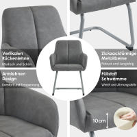 Juego de 2 Sillas de Restaurante Familiares-Estilo Moderno y Minimalista | Respaldo Ergonómico, Patas de Roble Natural | Versátiles para Sala de Estar, Dormitorio y Restaurante - details 7