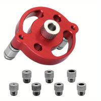 Juego De Guía De Taladro Manual Con Centro De Auto-Ensamblaje Herramienta De Perforación De Agujeros Para Madera Y Paneles - details 4