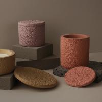Molde De Velas 3D DIY En Forma Irregular Geométrica De Silicona Para Crear Figuras Con Cimento Y Gypsum Con Tapa Incluida - details 6
