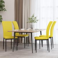 vidaXL Sillas de comedor 4 unidades terciopelo en color Rosa/Azul/Verde oscuro y más | cómodas modernas ergonómicas para comedor cocina salón hogar - details 5