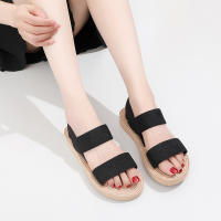 Sandalias Romanas Planas Antideslizantes Y Suaves Para Mujer Casual Playa Bajo Tobillo Moda Zapatos Con Plataforma - details 11