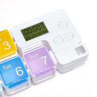 Caja De Alarma Para Medicamentos Electrónica Con Recordatorio Semanal Caja Inteligente De Pastillas Tamaño M Eco-amigable - details 6