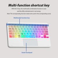 Teclado Retroiluminado Y Ratón Inalámbricos Con Touchpad Recargables Ultrafinos Para Tabletas Apple Huawei Samsung Xiaomi TECLADO - details 11