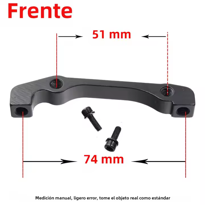 Adaptador De Montaje De Freno De Disco Para Bicicleta MTB Ultraligero IS PM AB a PM a Compatible Con Rotor De 140 160 180 203mm - 1