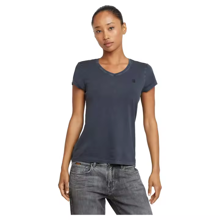 G-star Camiseta De Manga Corta Con Cuello Pico Overdyed Eyben Slim 2.0 - 1