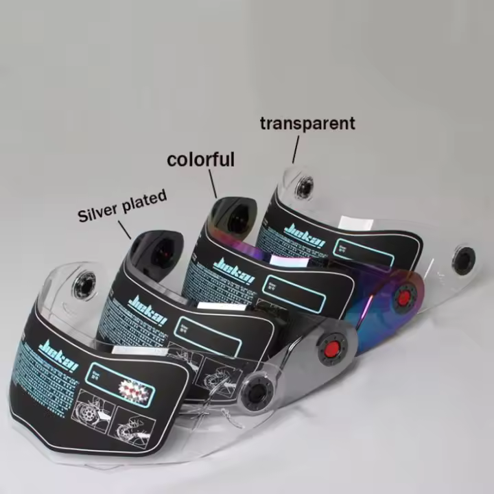 JK105 Motorcycle Helmet Visor Motorbike Helmets Glasses Anti Scratch Capacetes Motociclistas Clear Lens - 1