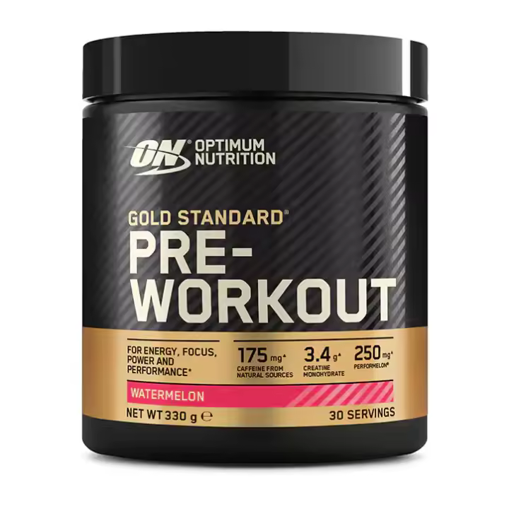 Optimum Nutrition - Gold Standard Pre WorkOut x 330 g - Con cafeína - Sabor Sandía - 1