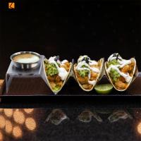 Soporte Para Tacos Leeseph En Acero Inoxidable Placa De Taco Con Vaso De Condimentos Para Fiesta En Casa Restaurante - details 4