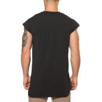 Camiseta De Hombre Para Fitness Y Gimnasio Camiseta De Algodón Transpirable Estilo Casual Manga Corta Para Verano - details 3