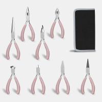 Tijeras De Acero Inoxidable Rosa Para Manualidades Joyería DIY Kit De Herramientas Multifuncionales Para El Oído Redondo - details 0