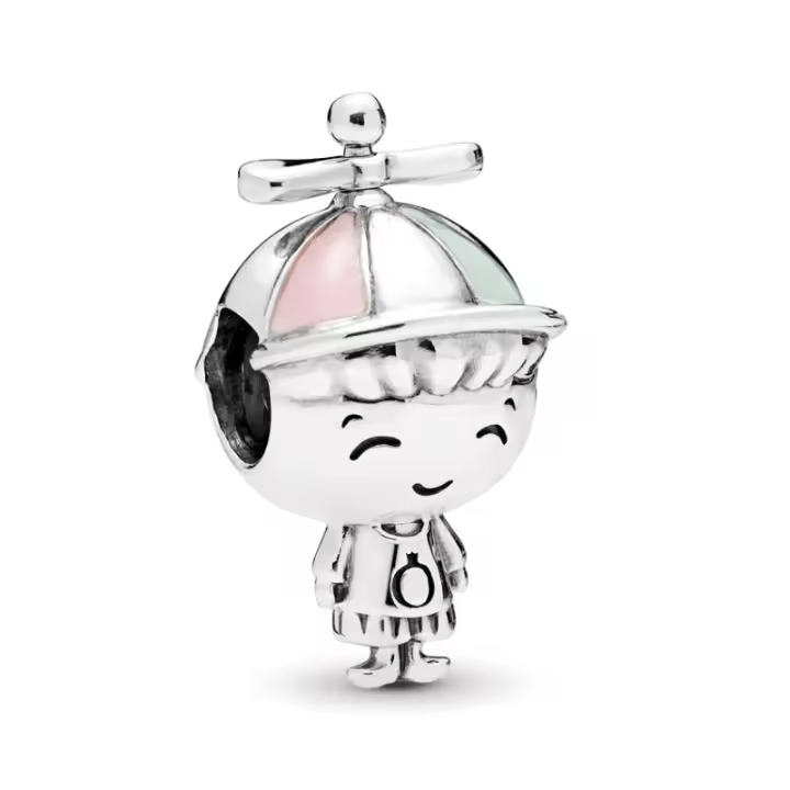 Charm  Pandora en plata de ley Niño Modelo: 798015ENMX - 1