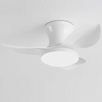 Ventilador de techo silencioso con luz LED, motor de CC, gran volumen de aire de 32 pulgadas, control remoto para cocina, dormitorio, comedor, patio - details 8