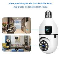 BIT Cámara de Vigilancia con bombilla E27, dispositivo con lente Doble, WiFi, 8MP, PTZ, seguimiento humano por Ia, Visión Nocturna a Color, Bidireccional Audio, Smart Cam CCTV - details 3