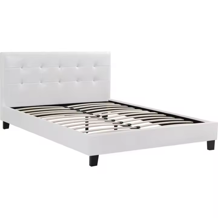 Habitat y Jardin - Cama "Julia" color Blanco - 160 x 200 cm - 1