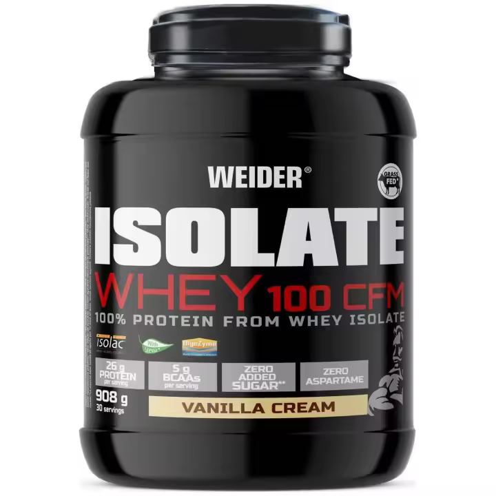 Weider Isolate Whey 100 Cfm Vainilla Crema 908G - 1