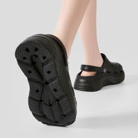 Clogs De Verano Para Mujer Con Plataforma Gruesa Y Respirables Sandalias De Jardín Con Agujeros Antideslizantes Y Ligeros Para Playa - details 5