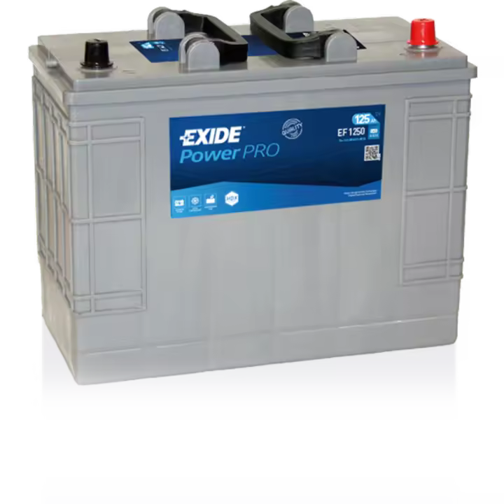 Batería de camion Exide EF1250 Power Pro. 12V - 125Ah/850A (EN) Caja D03 - 1
