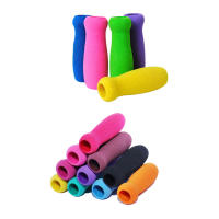 5/10 Piezas De Espuma Para Agarre De Lápiz En Forma De Vaso Color Aleatorio NBR Elástico Para Lápices Móviles Lápices De Madera Y Lápices De Perforación - details 0
