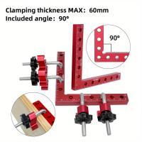 Juego De Herramientas De Carpintero 160MM 90 Grados L-Auxiliar Panel De Posicionamiento Clip Fijo Herramienta De Carpintero Para Madera - details 1
