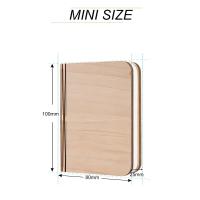 Lámpara De Mesa Portátil LED 3D Plegable Con Luz Nocturna 3 Colores Recargable Madera Magnética Regalo De Navidad Decoración Para Libros - details 13