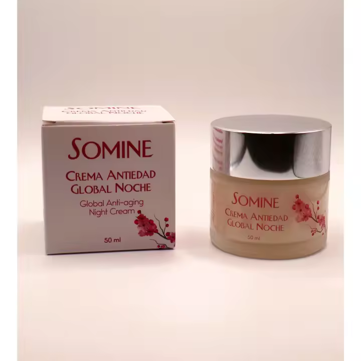 Crema Anti Edad Global Noche, Tratamiento Facial 50 ml - Somine Cosmética - 1