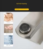 Grifo De Baño Negro Pulido Níquel Monohandle Para Lavabo Vanidad Mezclador De Basin Torneira Gourmet De Cozinha Instalación Montada En Pared Material De Acero Inoxidable - details 2