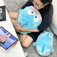 Cojín De Espalda Hangyodon Cómodo Anime Lindo Relleno De Algodón Cubierta De Peluche Decoración Para Sofa Y Cama Regalos Para Cumpleaños - details 7