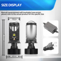 Faros De Coche LED De Alta Potencia 180W Canbus H4 Proyector Lente Integrado 3570 CSP Chip Para Faros Delanteros Izquierdos 12V 24V Universal - details 6
