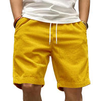 Pantalones cortos de trabajo de peso pesado para hombre, tendencia de verano, pantalones cortos casuales de pana retro de moda para hombre - details 14