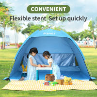 Carpa Infantil Azul De Playa KENPUAZ Plegable Fácil Y Rápido Para Camping Y Exterior Material Poliéster Impermeable Para Niños De 3 a 12 Años - details 4