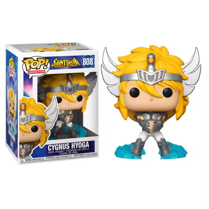 Funko Pop! Animation: Saint Seiya - Cygnus Hyoga - Figura de Vinilo Coleccionable - Idea de Regalo- Mercancia Oficial - Juguetes para Niños y Adultos - Anime Fans - Muñeco para Coleccionistas -  MR POPYE - 1