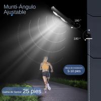 Luz Solar De Calle 100/200 LED IP65 Impermeable Con Sensor De Movimiento Y Control Remoto Para Jardín Y Patio Luz Exterior Solar Contemporánea - details 4