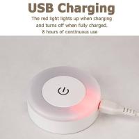 Lámpara Nocturna LED Toque Recargable USB Para Armario Cocina Dormitorio Escalera Luz Sin Cable Para Armario Y Escalera - details 8