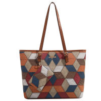 Bolso De Hombro Para Mujer 2024 Estilo Europeo Y Estadounidense Nueva Moda Satchel Nylon Lining Material PU Principal Color Cross Pattern - details 11