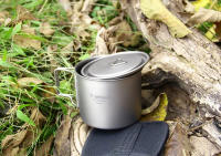 Taza De Camping Tiartisan De Titanio Portátil Y Ligera Con Asa Plegable Para Agua Té Y Café Ideal Para Senderismo Y Viajes - details 10
