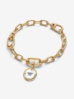Pandora - Charm Medallón de Abeja - Plata de Ley, Baño de Oro de 14K - details 1