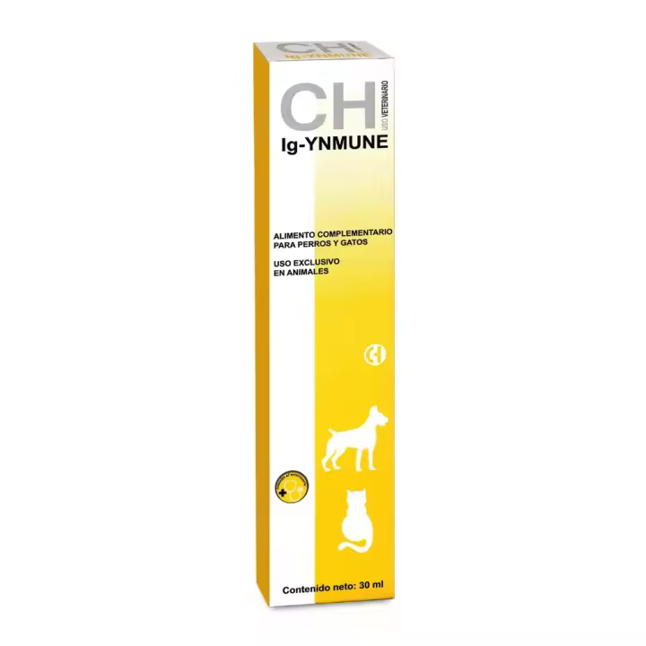 Ig-YNMUNE pasta de 30ml suplemento para fortalecer el sistema inmunológico para perros y gatos Chemical Ibérica - 1