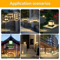 Lámpara Solar LED De Pared Impermeable Con Control Remoto Para Decoración De Jardín Camino Y Valla Luz De Vela Solar Moderna - details 5