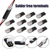 Conector Eléctrico Impermeable De 2 Pines 50Pcs Para Coche Cable De Conexión Automotriz Strip Terminal De Cable - details 1