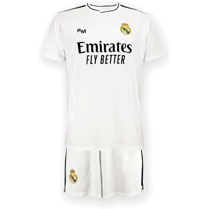 Real Madrid Primera Equipación Niños 24/25 - Camiseta Unisex Oficial - 1