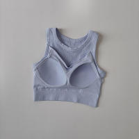 Bra De Deporte Para Mujer De Alta Resistencia Con Estilo De Top De Hombros Huecos Para Gimnasio Yoga Fitness Shockproof - details 5