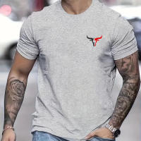 Camiseta De Verano Para Hombre Estampado Casual Cuello Redondo Manga Corta Transpirable Ropa De Calle Simple Top Para Hombres - details 2