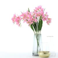 Orquídea Artificial De Hojada Suelta 65CM Para Decoración De Hogar Boda Hotel Flor Silken Freesia Adorno De Eventos - details 7