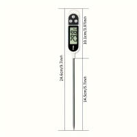 Termómetro De Cocina Digital Con Puntas Para Carne Y Barbacoa Medidor Preciso De Alimentos Metal Termómetro Doméstico TP-300 - details 3