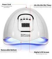 Secador De Uñas LED SUN X5 MAX Con Sensor Inteligente 45 Lámparas UV Para Remoción De Polvos Gel Tamaño 230mm*200mm*105mm Peso 300g - details 2