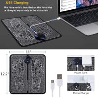 Masajeador De Pies Eléctrico EMS Plegable Alivio Del Dolor Muscular Relajación De Pies Estimulación De Músculos Soporte Para Dropshipping - details 4